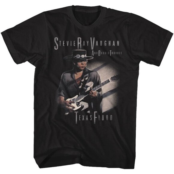 Stevie Ray Vaughan Texas Flood Too Blues Rock Music Fan Gift Graphic T-Shirt 159 - Picture 1 of 5